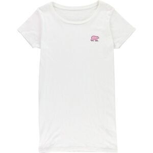 Mama Bear Womens Logo Printed Basic T-Shirt, White, NWT